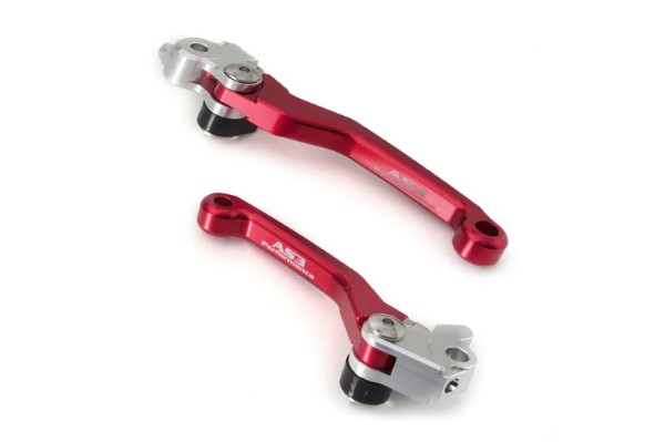 RIEJU MR 300 2021 AS3 PERFORMANCE FRONT BRAKE & CLUTCH FLEXI LEVERS RED