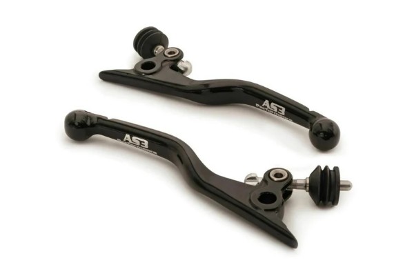 GAS GAS MC 65 2021-2022 AS3 FORGED FRONT BRAKE & CLUTCH LEVERS BLACK