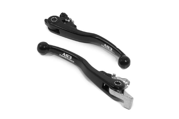 HUSQVARNA TE TX FE FX 125 150 250 300 350 450 501 2018-2021 AS3 FORGED FRONT BRAKE & CLUTCH LEVERS