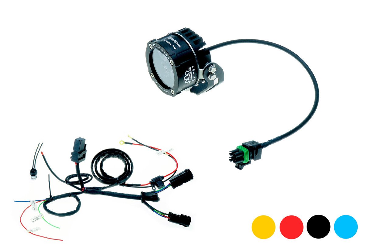 Led Lamp Dual.4 with standard mount + harness