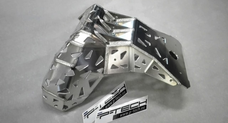 Skid plate with exhaust pipe guard for Beta Xtrainer 2015-2024