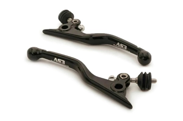 KTM 65 SX 2014-2022 85 SX 2014-2020 250 350 FREERIDE 2014-2020 AS3 FORGED FRONT BRAKE & CLUTCH LEVERS BLACK